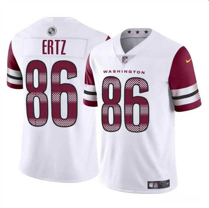 Men & Women & Youth Washington Commanders #86 Zach Ertz White Vapor Limited Football Stitched Jersey->washington commanders->NFL Jersey